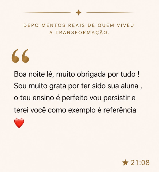 Depoimento de aluna 4
